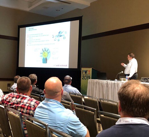 Dr. Marcus Scherer presented the benefits of smart spreading technologies to the audience at PWX Expo in Seattle, Washington, which took place from 8 to 11 September 2019.